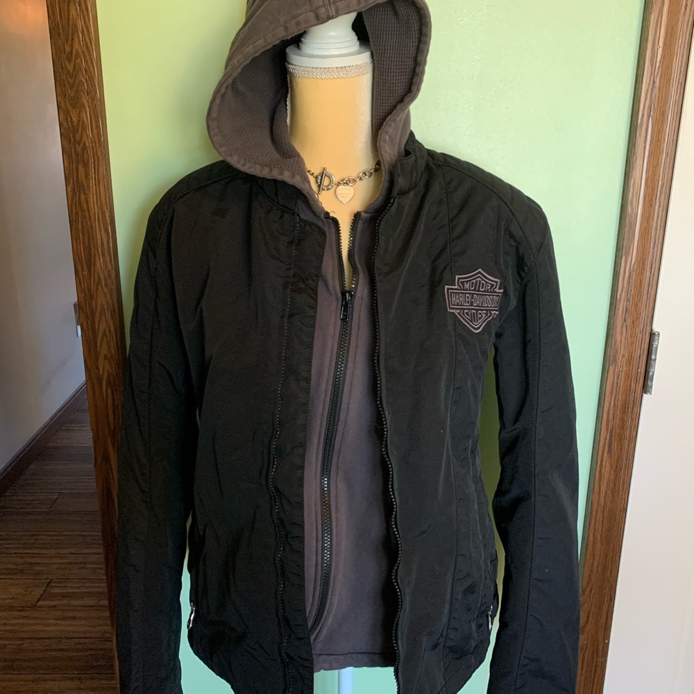 Harley-Davidson Black Hooded Jacket